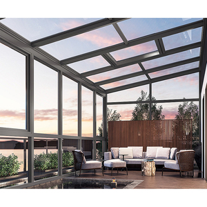 Nhà máy nhôm sunroom thiết kế hiện đại solarium kèm theo hiên nhà kính cho bốn mùa cho mùa đông Vườn Mùa Hè nhà - Product Image 3