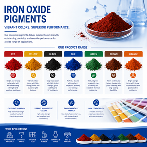 Poudre d'oxyde de fer brun à forte <span class=keywords><strong>teinte</strong></span>, pigment inorganique synthétique pour peintures, revêtements, teintures pour <span class=keywords><strong>bois</strong></span> et plastiques - Product Image 4