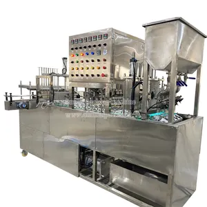 Machine de remplissage et de remplissage automatique d'eau minérale, haute efficacité, pour verres en plastique, ligne de Production d'eau minérale