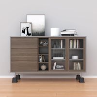 Lot de 4 rehausseurs de lit en plastique réglables noirs de 6 pouces, robustes, pour lit, canapé, table, chaise, bureau