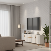 Kertas Dinding PVC Tahan Air Perekat Sendiri Gulungan Vinyl Tempel dan Lepas untuk Dekorasi Interior Rumah Renovasi Furnitur