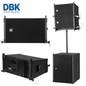 DBK 10 inch thụ động dòng mảng Hệ thống loa Combo Set với hai 15inch loa siêu trầm hiệu suất sân khấu loa cho trong nhà/ngoài trời - Product Image 6
