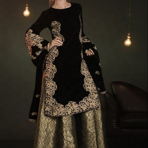 ---New--Stylish-&-Beautiful Heavy kurta with Lehenga dress with beautiful applique work for Party/ Wedding =2020 - Product Image 1