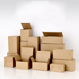 Cajas de cartón corrugado Morsun Kraft Cajas de correo pequeñas <span class=keywords><strong>Caja</strong></span> de cartón reciclable <span class=keywords><strong>Cubo</strong></span> para envío y embalaje - Product Image 2