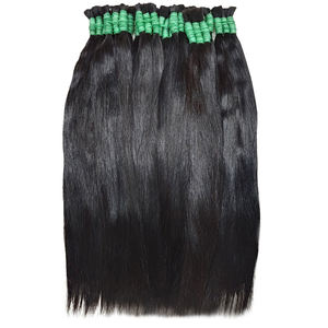 Precio de fábrica Cabello humano a granel para trenzar Sin trama Onda profunda Proveedores de trenzas de cabello humano al por mayor Extensión de cabello de paquete - Product Image 5