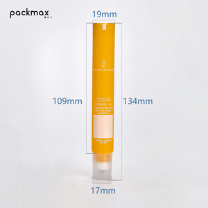 Emballage de tube de crème pour les yeux avec embout de massage à bille unique — Matériau de tube de crème pour les yeux de diamètre D19, tube avec embout de massage à bille - Product Image 2