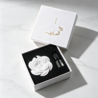 Diffuseur d'arômes Finru en pierre, ensemble d'huiles parfumées suspendues, fleur en céramique, désodorisant longue durée pour la maison et le placard, cadeau personnalisé avec logo