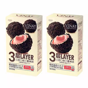 Biscuits en gros Franzzi Lava Cookies Balls 100g – Snacks exotiques aux fraises, <span class=keywords><strong>sésame</strong></span> noir et lait de coco - Product Image 5