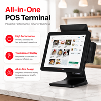 Matériel de point de vente (POS) du fabricant, Windows, Android, Linux en option, écran tactile, caisse enregistreuse, meilleur système de point de vente pour supermarché