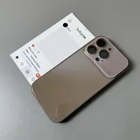 Coque de téléphone à grande fenêtre pour iPhone 17 16 15 14 13 12 11 Pro Max, couleur macaron, protection de l'appareil photo, coque rigide brillante