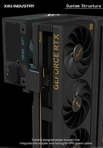 Nuovo XIKII industria ProArt FF04 ITX custodia da gioco <span class=keywords><strong>PC</strong></span> verticale sotto i 10 litri - Product Image 6