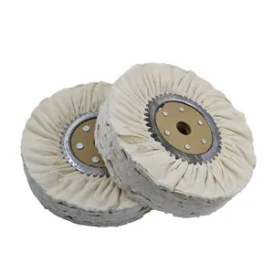 Air Way Buff Wheel 200mm 300mm Wheel For Finishing Sand Polishing Cotton Cloth Buff Wheels