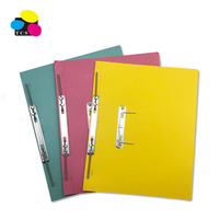 Carpeta de archivos de papel de alta calidad nueva de color surtido al por mayor con clips