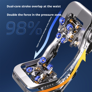 고급형 8D 소닉 마사지 의자, 듀얼 SL 트랙 전신 릴렉스 제로 그래비티 스페이스 캐빈, 주무름식 시아추, 가열 기능 포함, 가정용 - Product Image 3