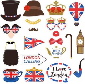 2021 Креативные украшения для романтической вечеринки в Лондоне, реквизит для фотобудки с разъемом Союза - Product Image 2