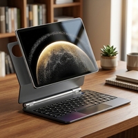 Clavier Magique à Mécanisme Ciseaux OEM, Rétroéclairage LED RGB, Fenêtre d'Alimentation pour Huawei MatePad Pro 13.2" Modèle 2025 – Vente Flash