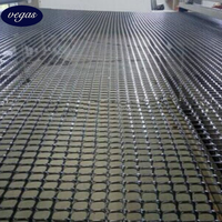 Géogrille composite en fibre de verre, géogrille renforcée pour la conception de pentes, géogrille en maille HDPE PP stabilisée pour mur de soutènement