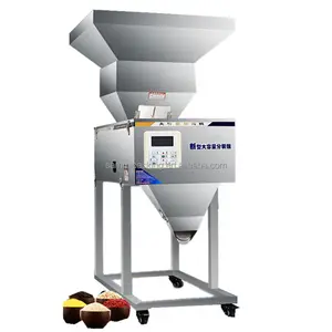 999G Automatic Racking Granule Powder Filling Machine Tea Rice Flour Coffee Bean Quantitative Vibration Weighing Packing Machine