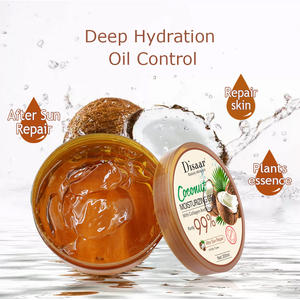 Gel idratante al cocco personalizzato <span class=keywords><strong>crema</strong></span> per la cura della pelle dopo la riparazione del sole collagene vitamina cocco Gel idratante per tutta la pelle - Product Image 3