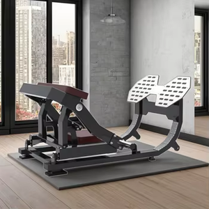 Máquina ajustable comercial para puente de cadera con carga de placas, equipo de entrenamiento de glúteos y parte inferior del cuerpo para gimnasio - Product Image 3