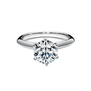 <span class=keywords><strong>Anello</strong></span> da donna in <span class=keywords><strong>oro</strong></span> 18K 0.5ct D E VS Lab gred Diamond Ring rotondo con diamanti sciolti per gioielli da sposa E fidanzamento - Product Image 1