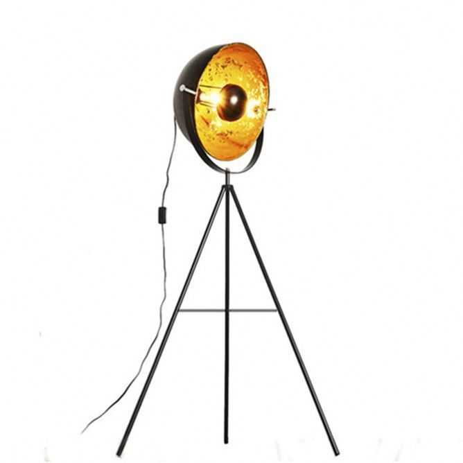 Low-Key Retro Northern Europe Character Light Luxury Villa Beddide Floor Lamp For Living Room