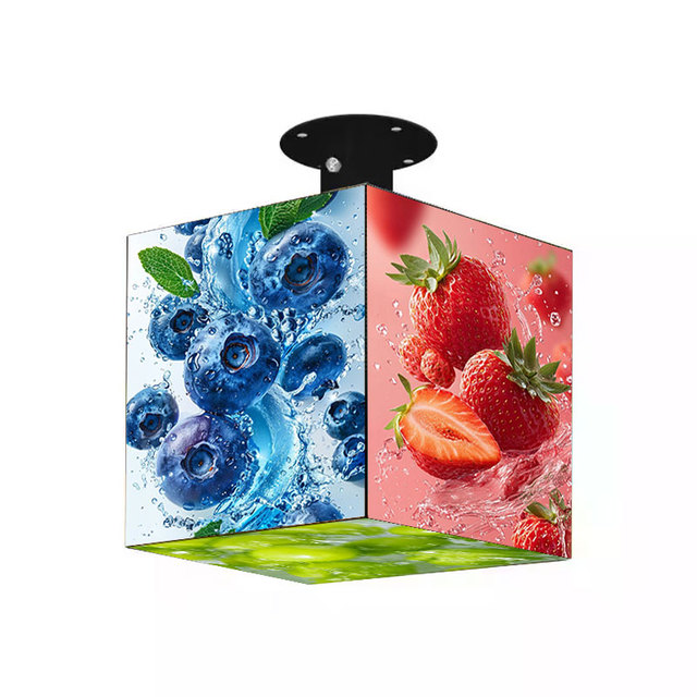 Outdoor P2.5-P3.91 5-Sided Rubik's Cube LED Display Wall 3D Video Screen IP65 Waterproofing 6000cd/m Brightness for