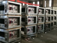 Horno de escritorio eléctrico de dos bandejas de una sola cubierta Horno de pizza comercial eléctrico Horno Para Pizza
