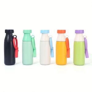 Vacuum <b>Insulated</b> Stainless Steel Water Bottle 520ml Leak-Proof Travel <b>Mug</b> with Straw and Carrying Strap Back to School Hot/Cold - Product Image 1