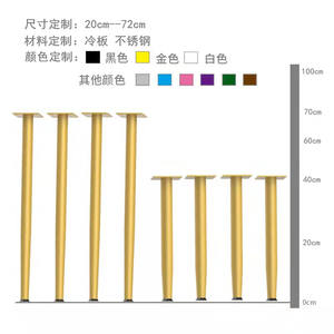 Pieds coniques inclinés en fer pour remplacement de meubles, pieds de <span class=keywords><strong>canapé</strong></span> et <span class=keywords><strong>d</strong></span>'armoire pour table, <span class=keywords><strong>canapé</strong></span> et chaise - Product Image 3