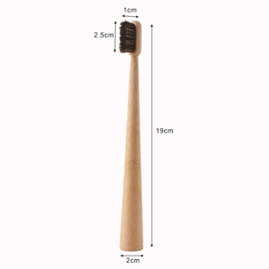 Cepillo de Dientes de Bambú con Cerdas de Jabalí, Sin Plástico, Ecológico, con Logotipo Personalizado, Venta al Por Mayor, Biodegradable, de Madera Natural - Product Image 4