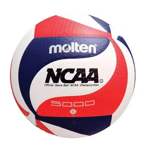 Ballon de volley-ball Molten de haute qualité en cuir PU, ballon de volley-ball personnalisé pour le jeu, taille officielle 5. - Product Image 1