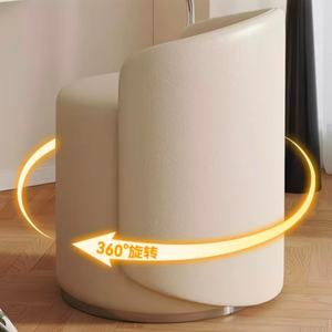 Taburete Circular Giratorio Multifuncional para el Hogar, Decorativo para Sala de Estar, para Maquillaje y Salones de Uñas - Product Image 5