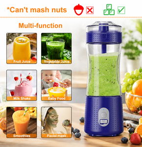 Mixeur-presseur électrique portable 380 ml pour jus froid, design usine, best-seller, pour la maison - Product Image 2