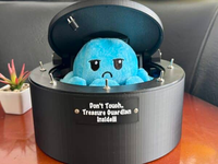 Peluche OCTOPUS TREASURE GUARDIAN, jouet animal interactif en forme de pieuvre en colère, mignon dessin animé, idéal pour offrir en cadeau à des amis