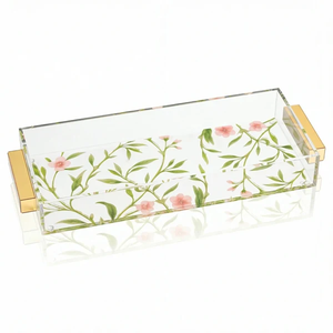 Carta di Preghiera Ebraica in Acrilico Lucite Simanim con Melagrana Dorata per Rosh Hashanah, Regalo da Tavolo per il Nuovo Anno Ebraico - Product Image 4