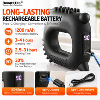 Anneau de massage fascial pour la récupération musculaire, appareil de massage corporel à modes de vibration réglables pour les soins quotidiens du corps