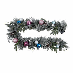 Guirnaldas Navideñas Artificiales Personalizadas de Fábrica de 6 Pies, Decoración Navideña para el Hogar, Guirnalda Navideña Verde Artificial - Product Image 2