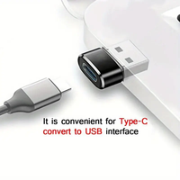Adaptateur USB-C vers USB Tencenta neuf, convertisseur, prise mâle type-C vers femelle USB, transfert de données de charge, sortie CC, matériau ABS
