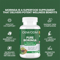 Kapsul Daun Moringa Organik Harga Terbaik Label Pribadi Ekstrak Massal Suplemen Pendukung Metabolisme & Imunitas Permen Kunyah Bubuk untuk Dijual