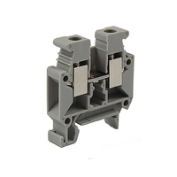 DIN-Schienen montage Mini-Schraub klemmen block 4 mm2