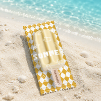 Sachet transparent en plastique alimentaire thermoscellable pour bâtonnets glacés, crèmes glacées et sucettes glacées
