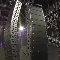Altavoz Line Array de 2000W, Sistema de Sonido para Exteriores, Unidades de Audio Profesional de 2x12 Pulgadas, Subwoofer de 2x12 Pulgadas