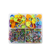 100 Pièces/Boîte BOCHENG – Kit d'Accessoires de Couture Faits Main pour Machine à Coudre, Outils de Tissage, Épingles Colorées de 22 mm, Marqueurs Cœur Couleurs Assorties