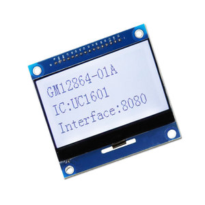 ROHS 16 PIN SPI 12864 Đồ Họa Mô-đun Quảng Trường Đơn Sắc Hiển Thị <span class=keywords><strong>LCD</strong></span> 128x64 - Product Image 5