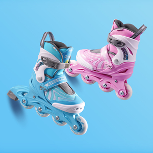 Patins à roulettes en ligne <span class=keywords><strong>pour</strong></span> enfants, garçons et filles, 82A, mousse à mémoire de forme en PU, tige en mesh, anti-collision, logo personnalisé, Cityrun <span class=keywords><strong>Skatepark</strong></span>, cadeau de Noël - Product Image 4