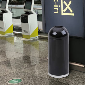 Poubelles de publicité commerciale OEM <span class=keywords><strong>Poubelle</strong></span> <span class=keywords><strong>ronde</strong></span> en métal écologique <span class=keywords><strong>Poubelle</strong></span> de lobby - Product Image 5