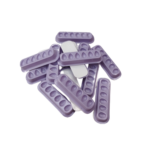 Bandejas de pegamento autoadhesivas para extensiones de pestañas en colores rosa bebé, morado y violeta al por mayor, con opción de marca privada. - Product Image 2