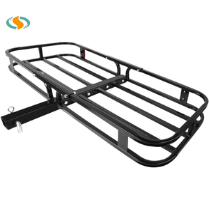 <span class=keywords><strong>Porte</strong></span>-bagages arrière universel en acier au carbone 59x20 pouces, capacité 500 LBS, panier de <span class=keywords><strong>remorque</strong></span>, adaptateur 2-en-1, kit carrosserie extérieur - Product Image 2