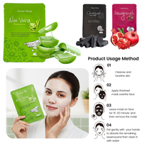 Le masque facial réparateur hydratant améliore le masque facial de contrôle de l'huile de peau sèche et rugueuse